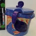 FORESIDE Fish Themed Canister Soup Tureen Lid & Ladle Matched Set 9 T X 8 W