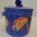 FORESIDE Fish Themed Canister Soup Tureen Lid & Ladle Matched Set 9 T X 8 W