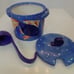 FORESIDE Fish Themed Canister Soup Tureen Lid & Ladle Matched Set 9 T X 8 W
