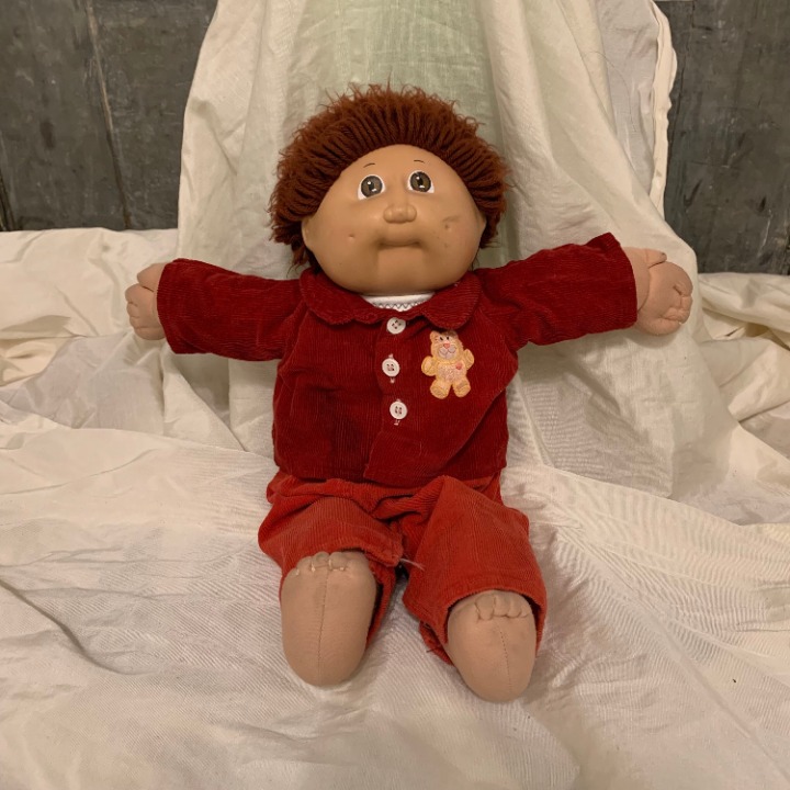 1984 Cabbage Patch Kids Doll auburn brunette red hair brown hazel eyesboy doll i