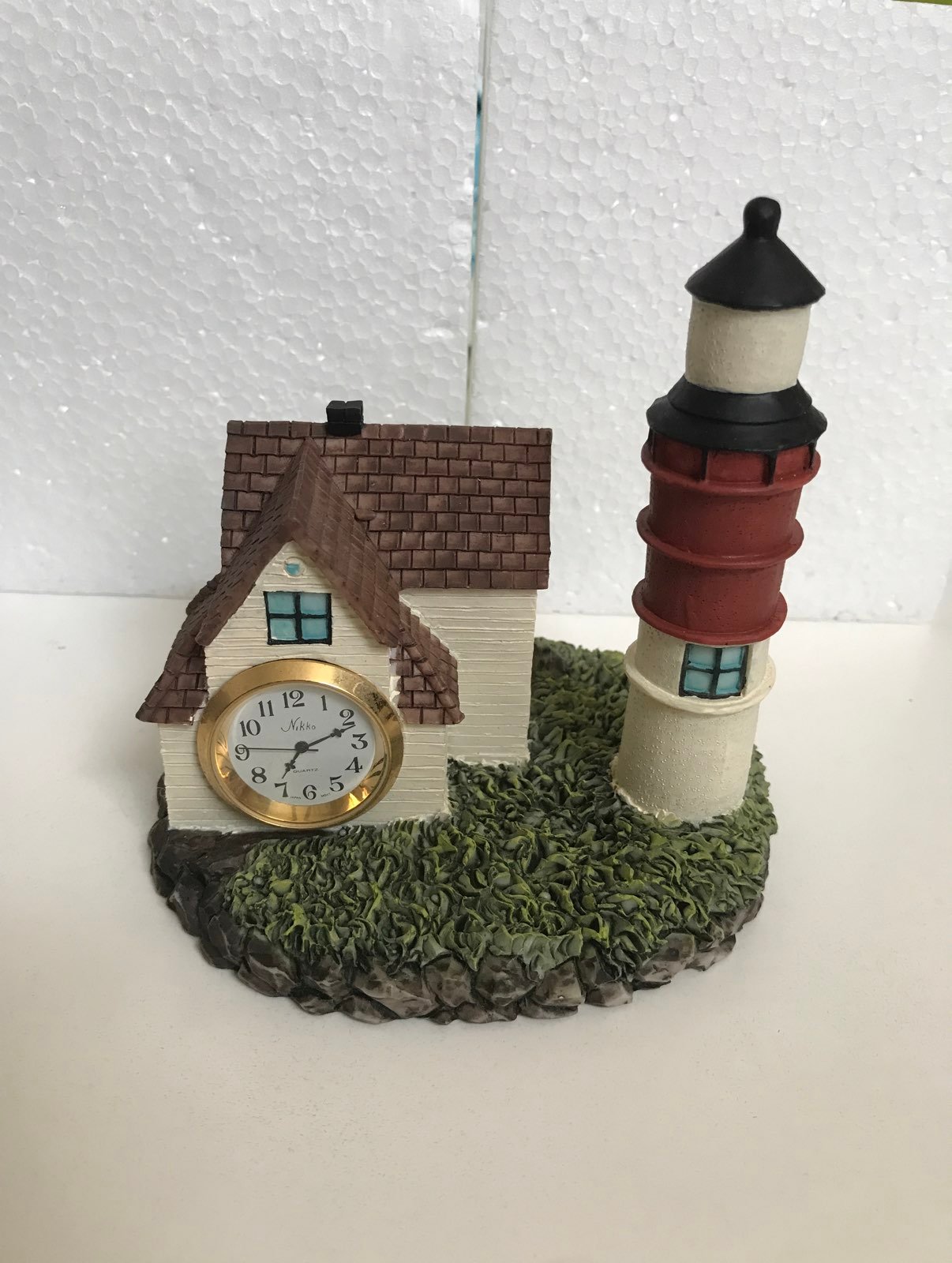 Lighthouse Clock Figurine
