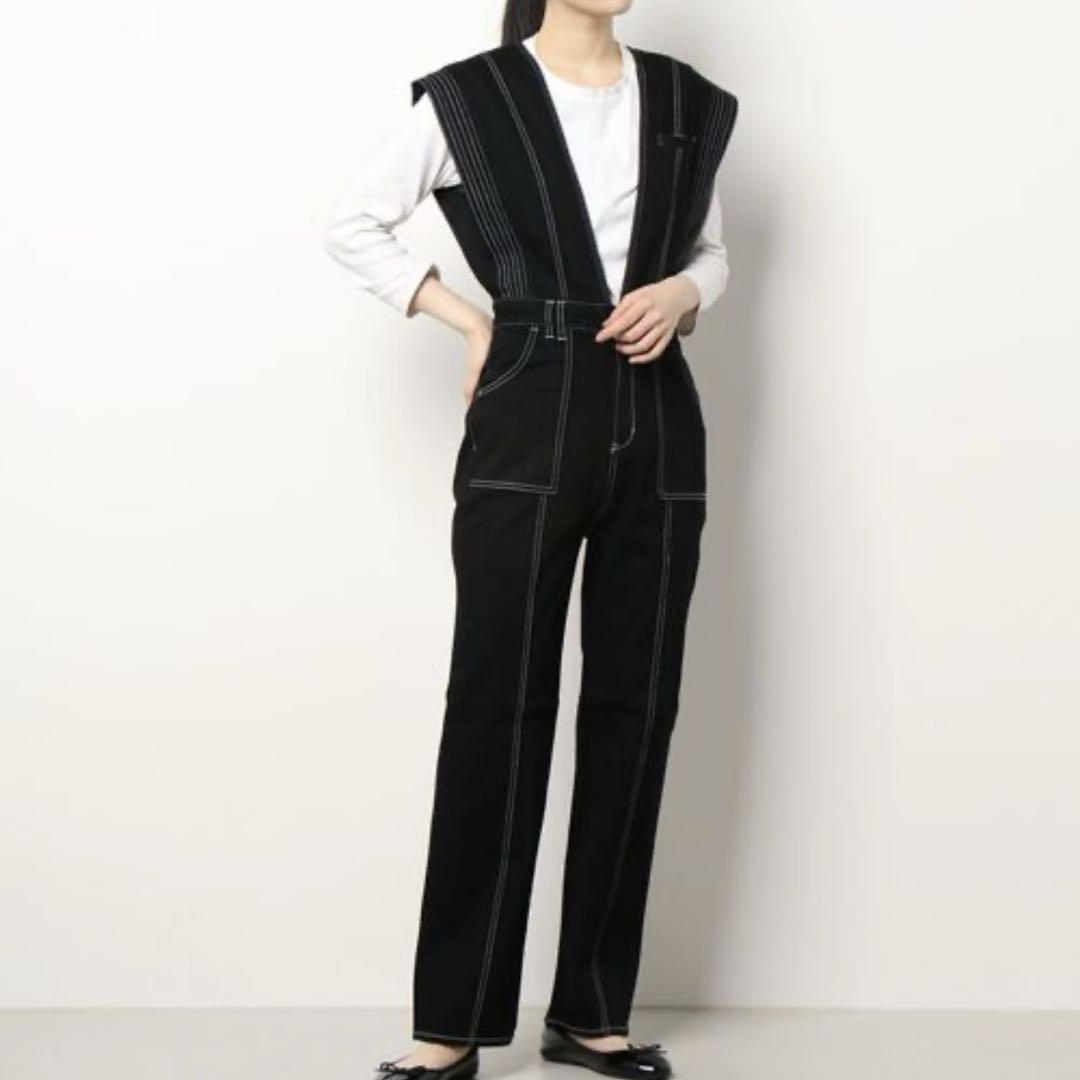 Ameri V NECK DENIM JUMPSUIT