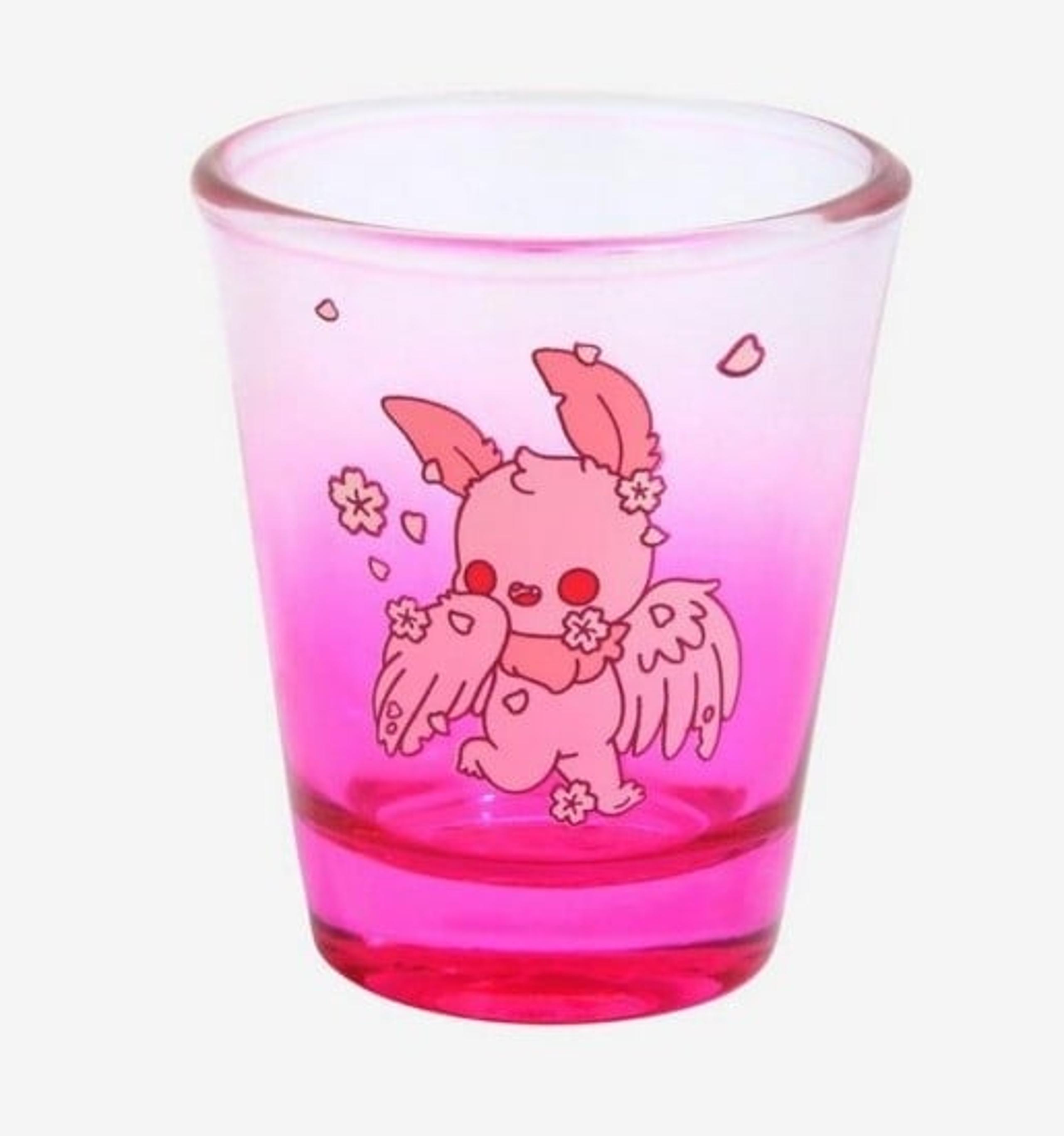 New Pink Bright Bat Design Collectible Bat Shot Glass