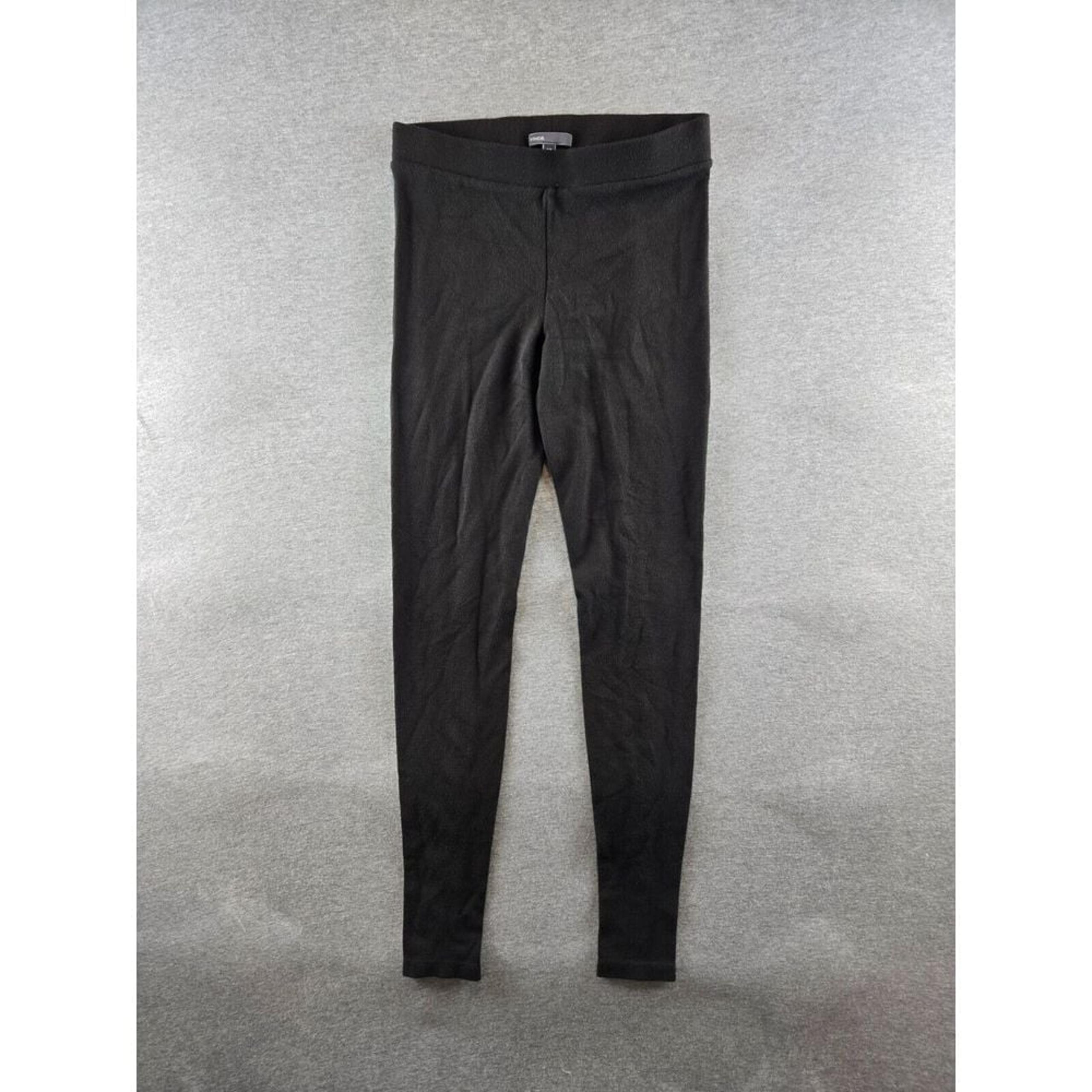 Vince Ponte Legging back seam women's Small Black pant knit designer stretchy