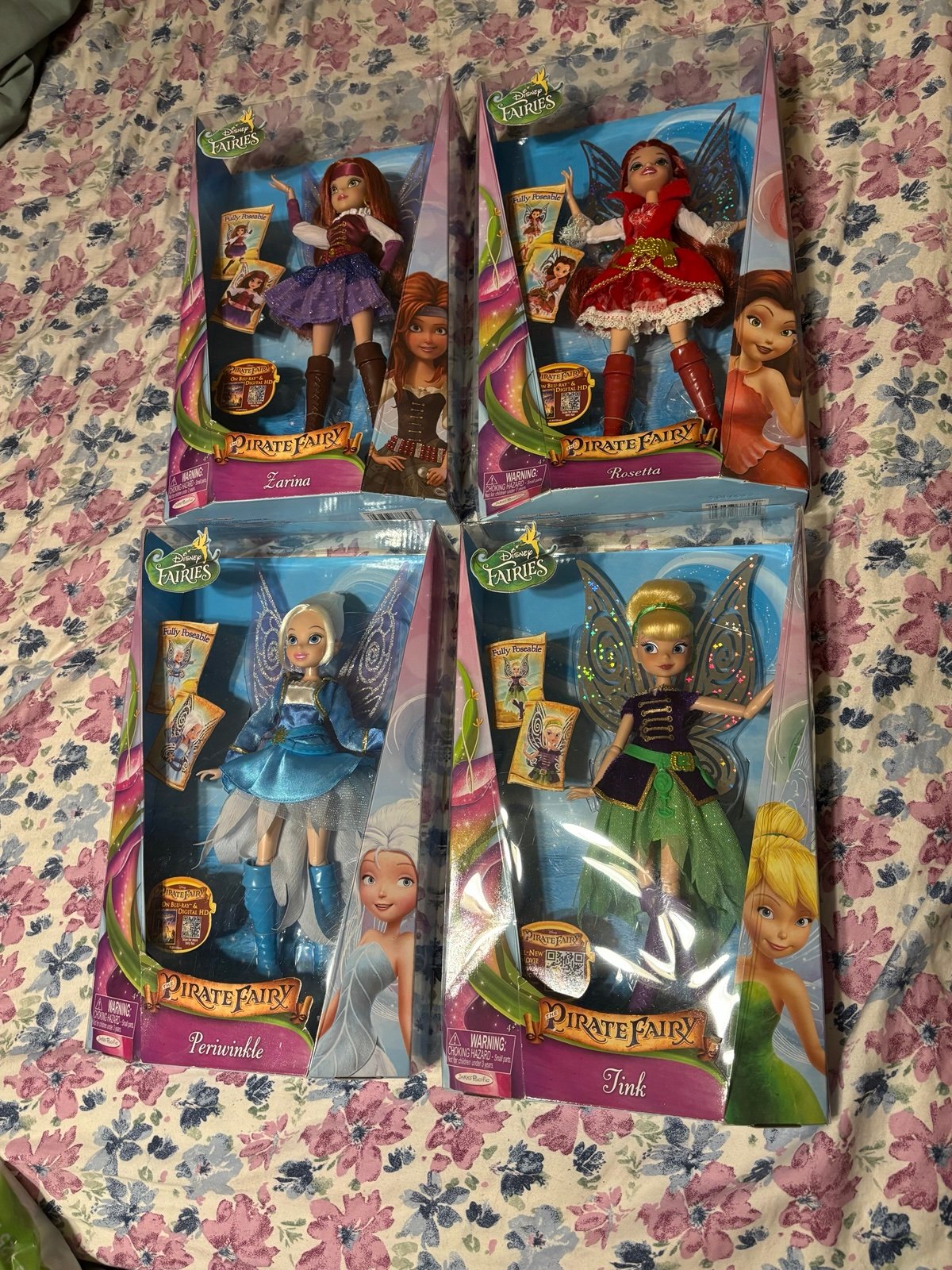 Disney Faeries Fashion Dolls - set of 4, NIB