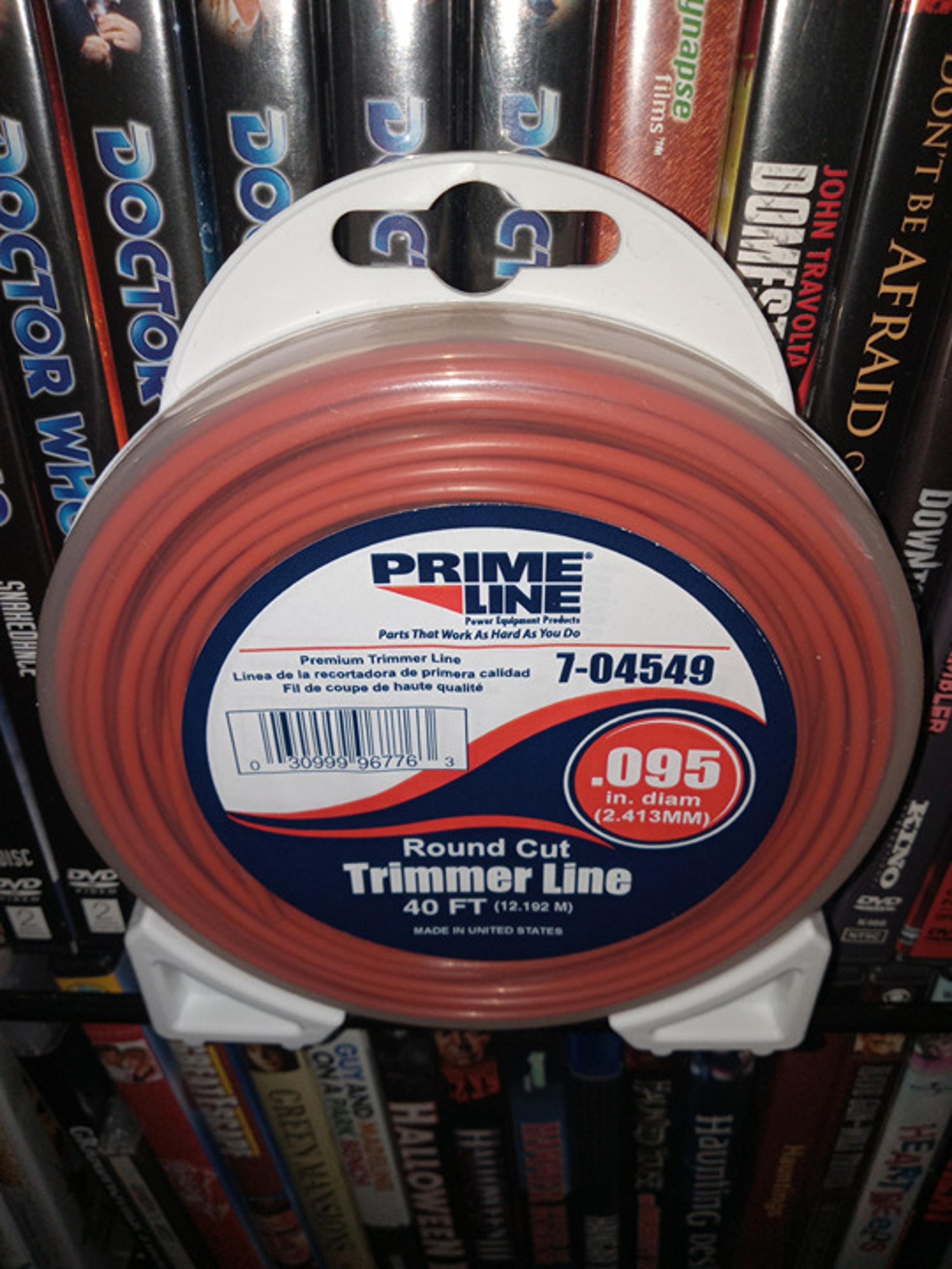 Prime Line round cut trimmer line 40 feet .095 diameter weedeater lawnmowing
