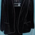 1980s Miss Accent Act III Forest Green Velour Velvety Pant Suit Strand Rope Trim