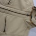 NWT Womens Lauren Ralph Lauren Desert Tan Denim Jacket Leather Trim Sz PXL