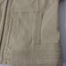 NWT Womens Lauren Ralph Lauren Desert Tan Denim Jacket Leather Trim Sz PXL