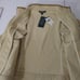 NWT Womens Lauren Ralph Lauren Desert Tan Denim Jacket Leather Trim Sz PXL