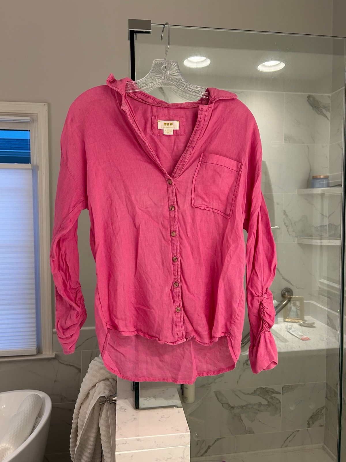 Anthropologie Maeve Linen Shirt