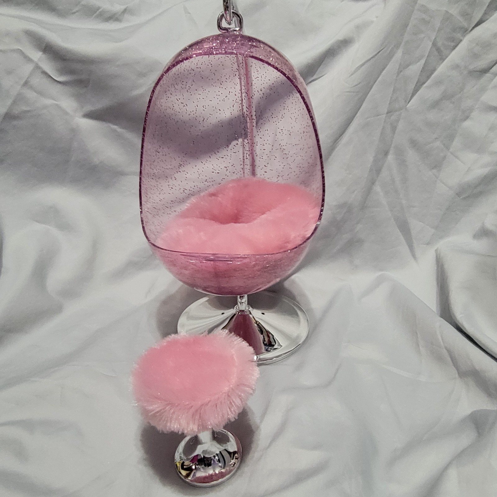 Bratz Funky Fashion Furniture Retro Swing Egg Chair with Stool