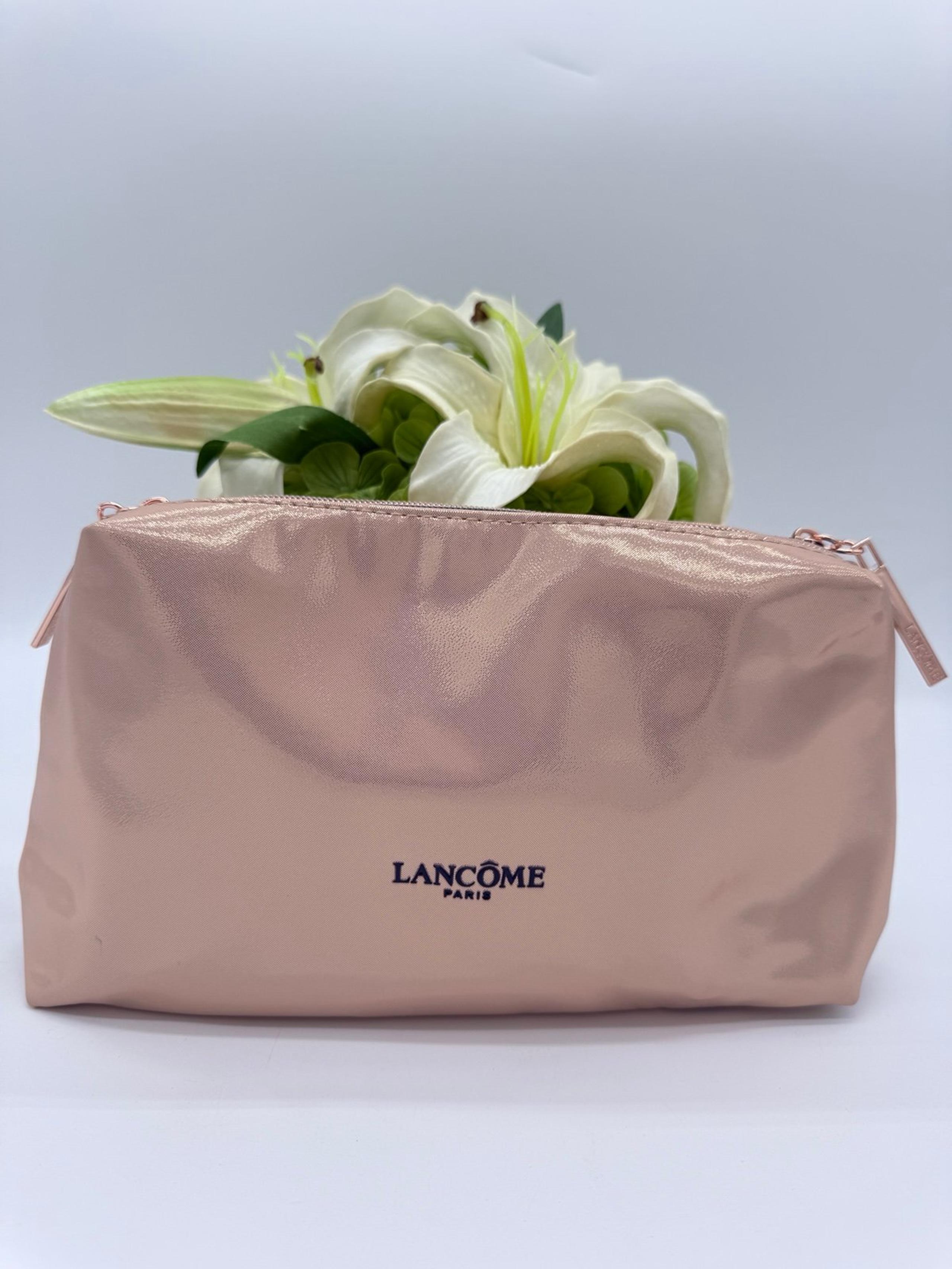 Lancome Cosmetic Dual Zipper Makeup Bag
