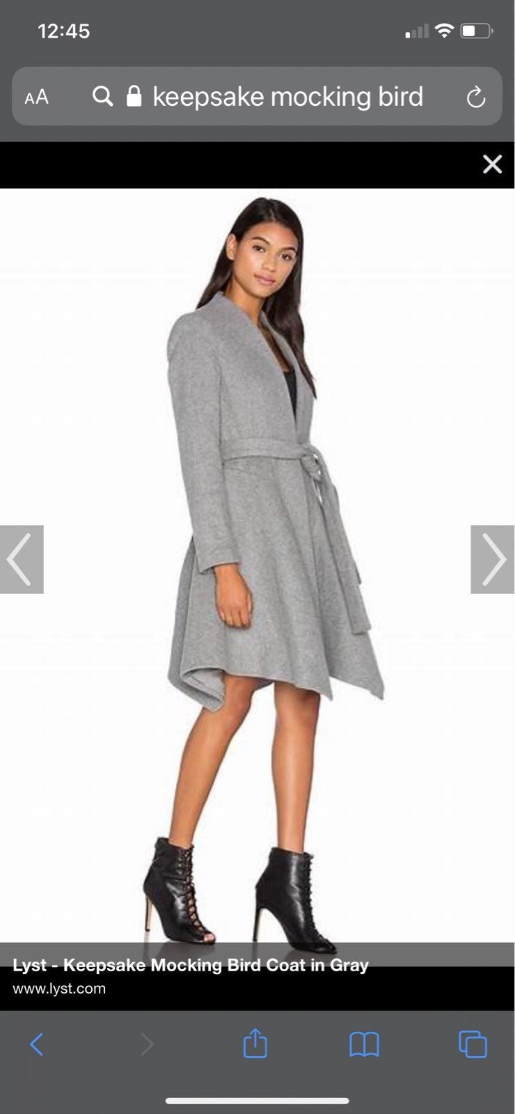 Keepsake the label mockingbird coat