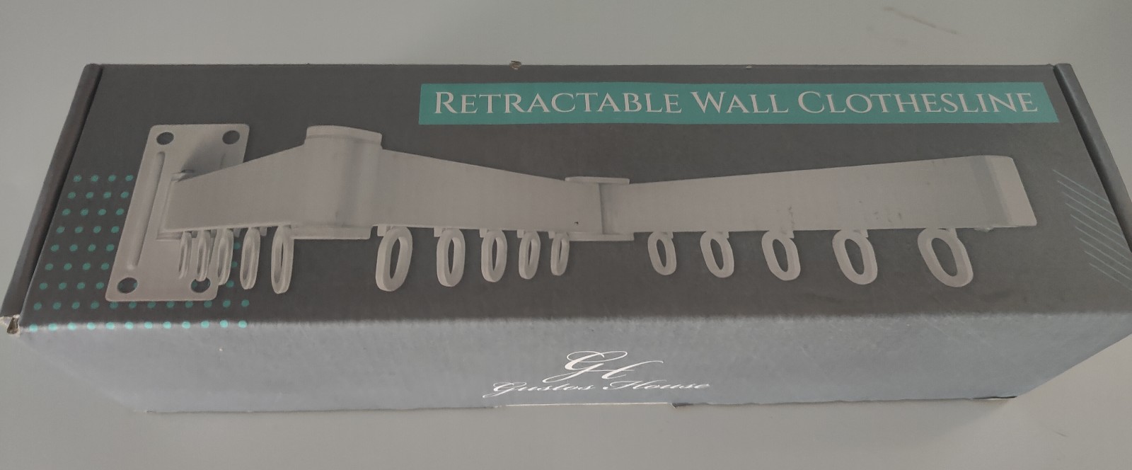 Brand New Heavy Duty Steel Wall Mount Retractable cloths line