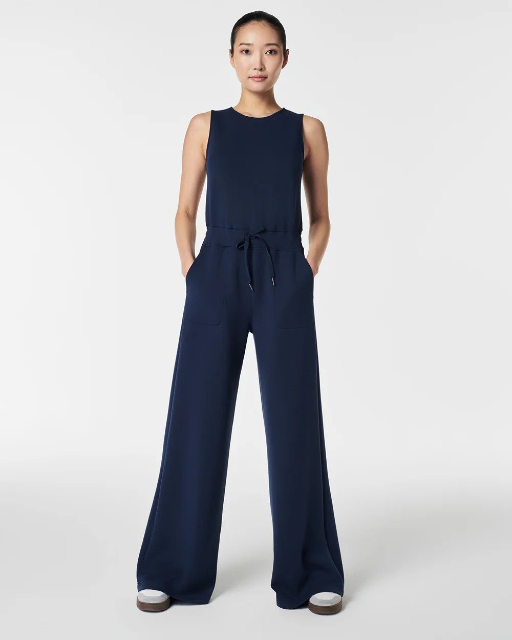 SPANX AirEssentials Jumpsuit | Medium Regular | Timeless Navy | M/M/M R