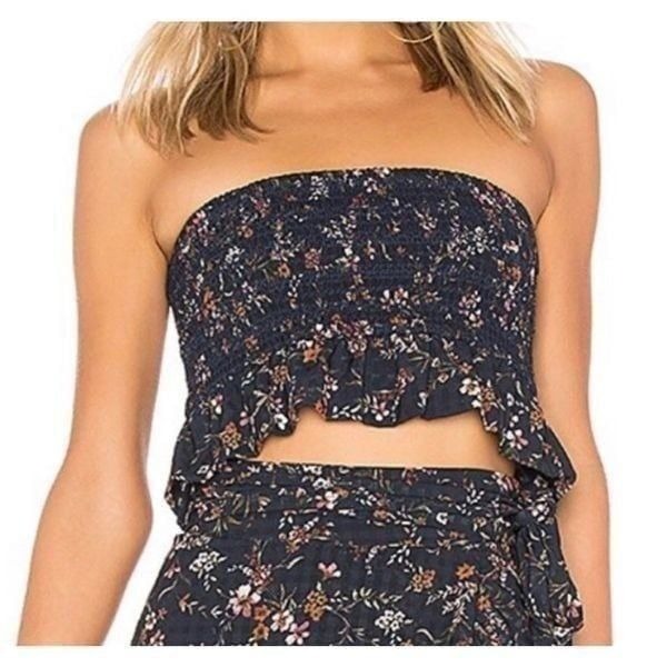 Tularosa Floral cropped Top
