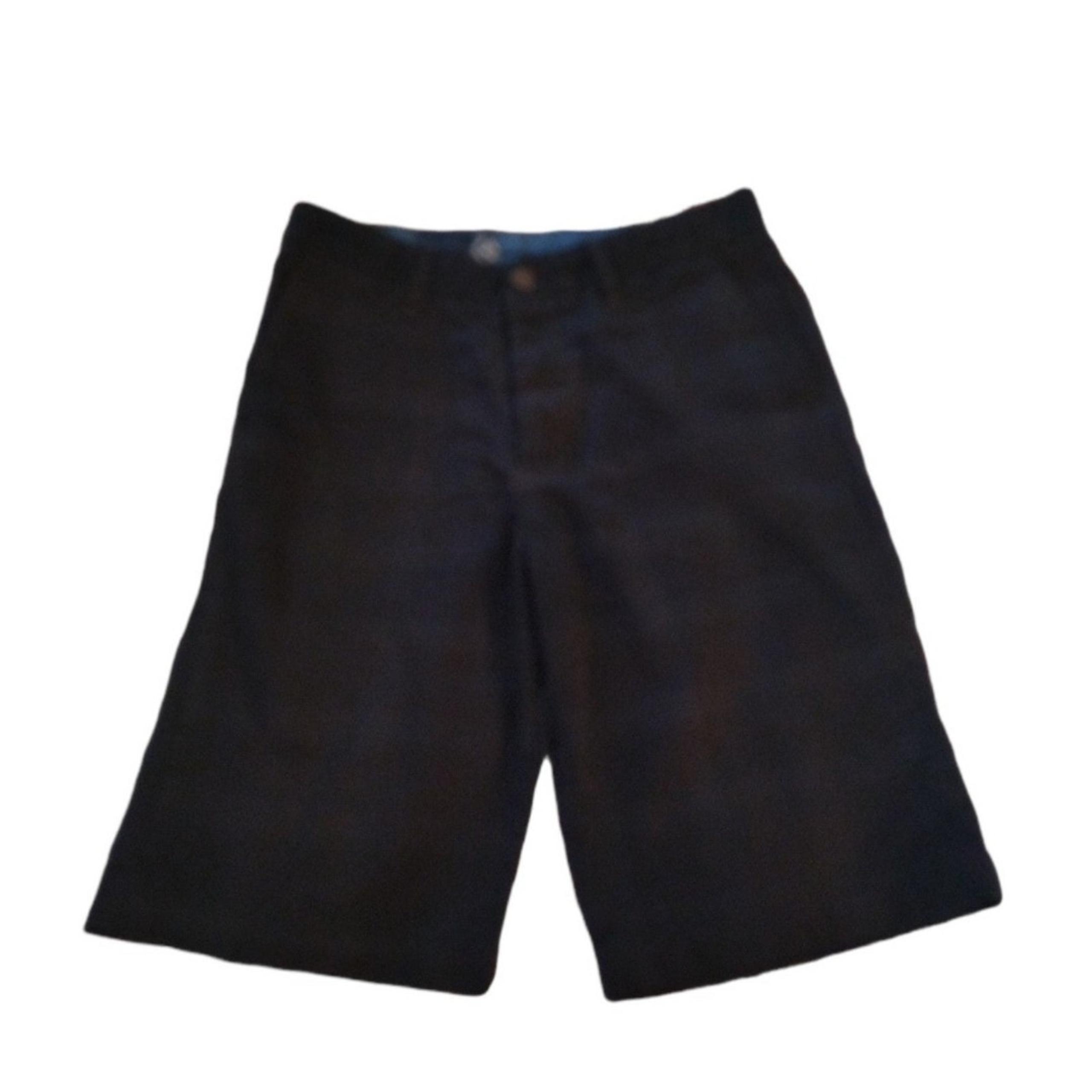 Corpo Class Volcom Frickin Black Dark Grey Plaid Chino Men's Shorts Size 30