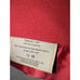 Vintage Faribault Woolen Mills Pure Wool Superwash Twin Blanket Satin Trim Red