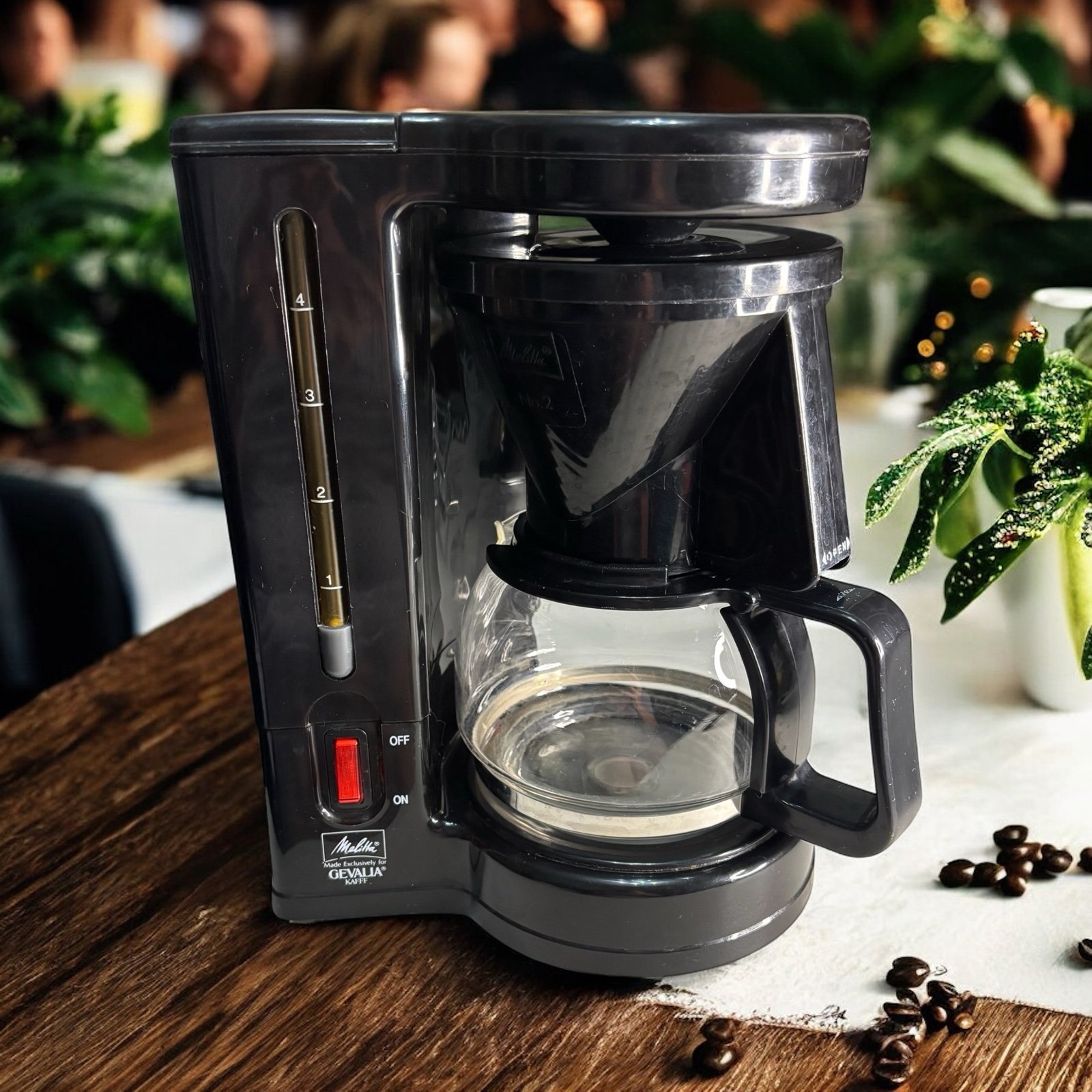 Melitta Gevalia No 2- Coffee Maker 4 Cup- Model BCM-4CB 10.25” Tall 7.75” Wide