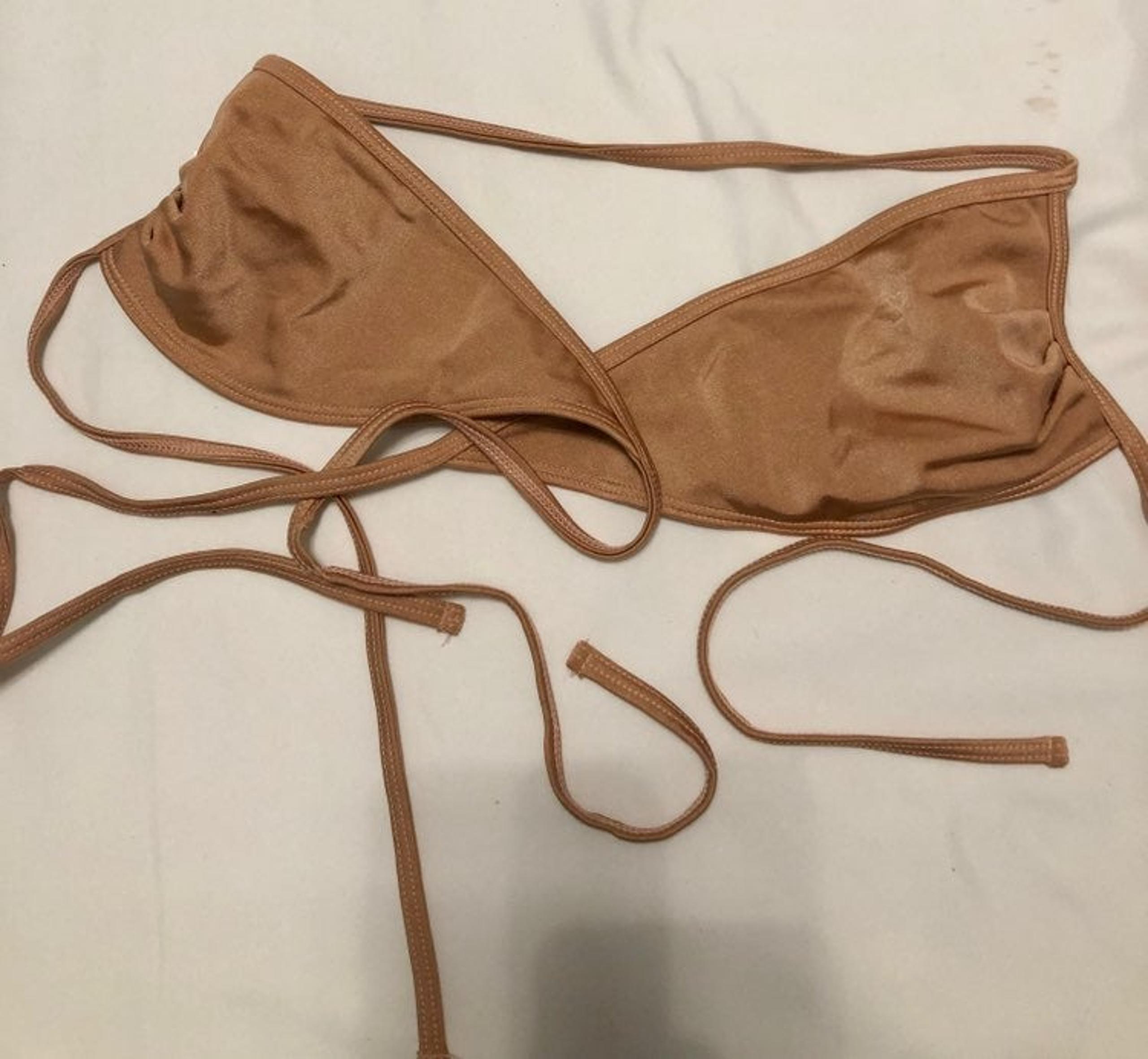 American apparel wrap bikini top