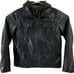 Sonoma Vintage Coat Mens Sz L Vegan Faux Leather Faux Fur lined coat Distressed