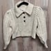 Zara cable knit heavy collared sweater. Bloggers favorite
