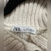 Zara cable knit heavy collared sweater. Bloggers favorite