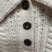 Zara cable knit heavy collared sweater. Bloggers favorite