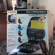 Back massager heat and massage