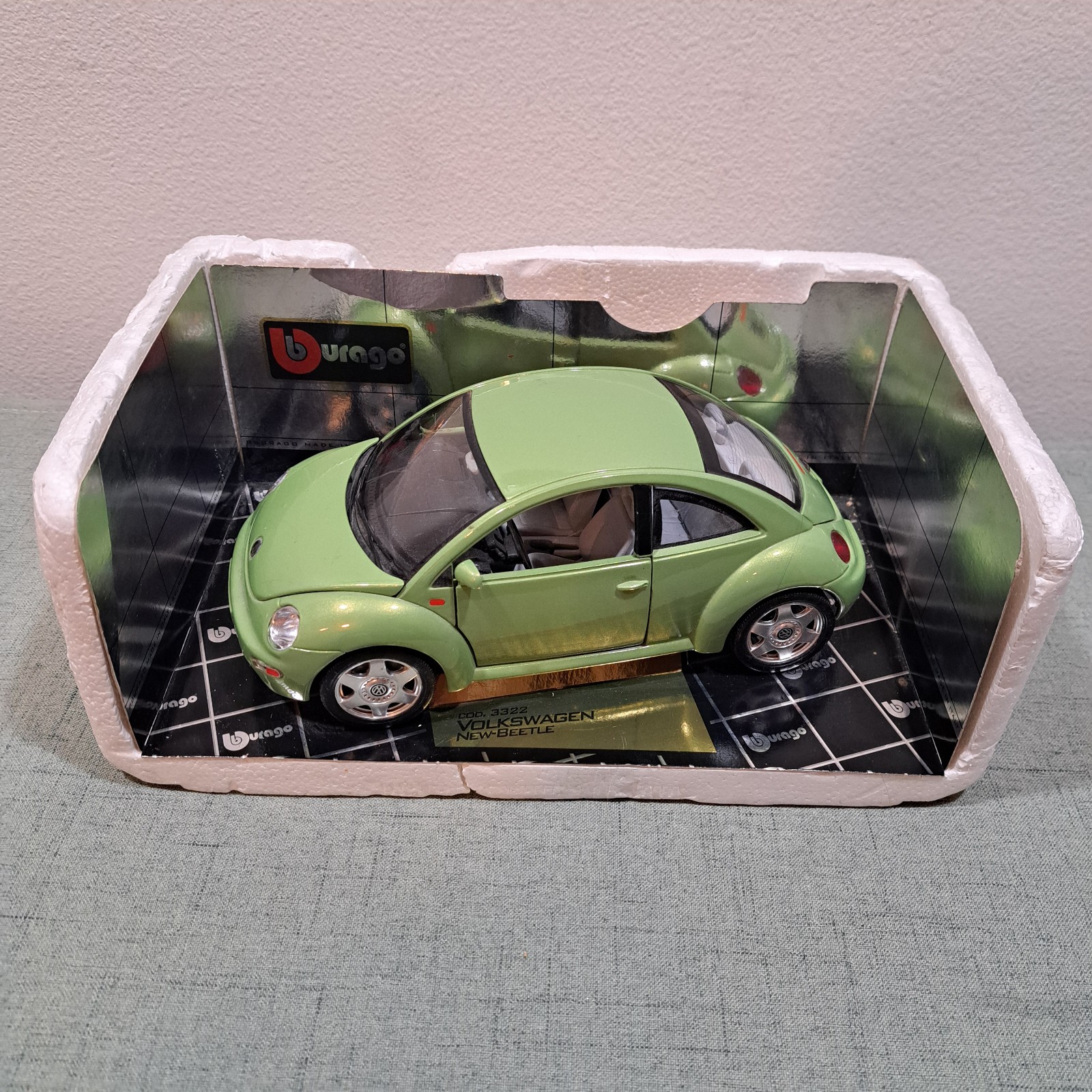 1998 DURANGO green Voltswagon Beetle. Loose Item.