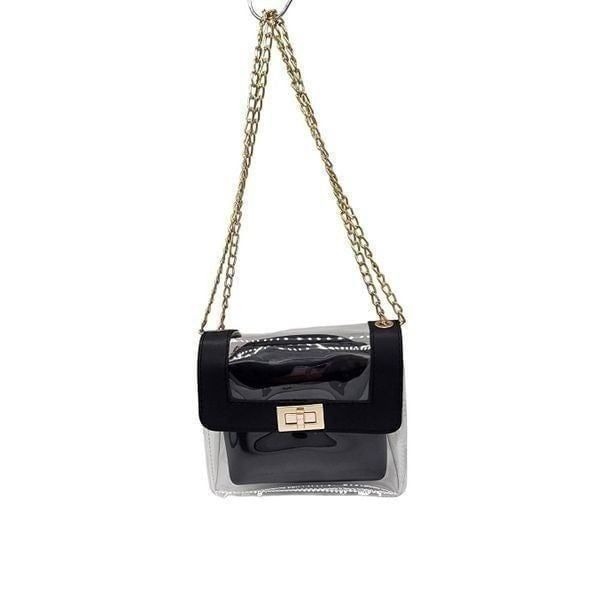 Pretty and Stylish Clear Transparent Shoulder Bag Set
