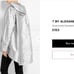 T By Alexander wang oversized hooded rain jacket