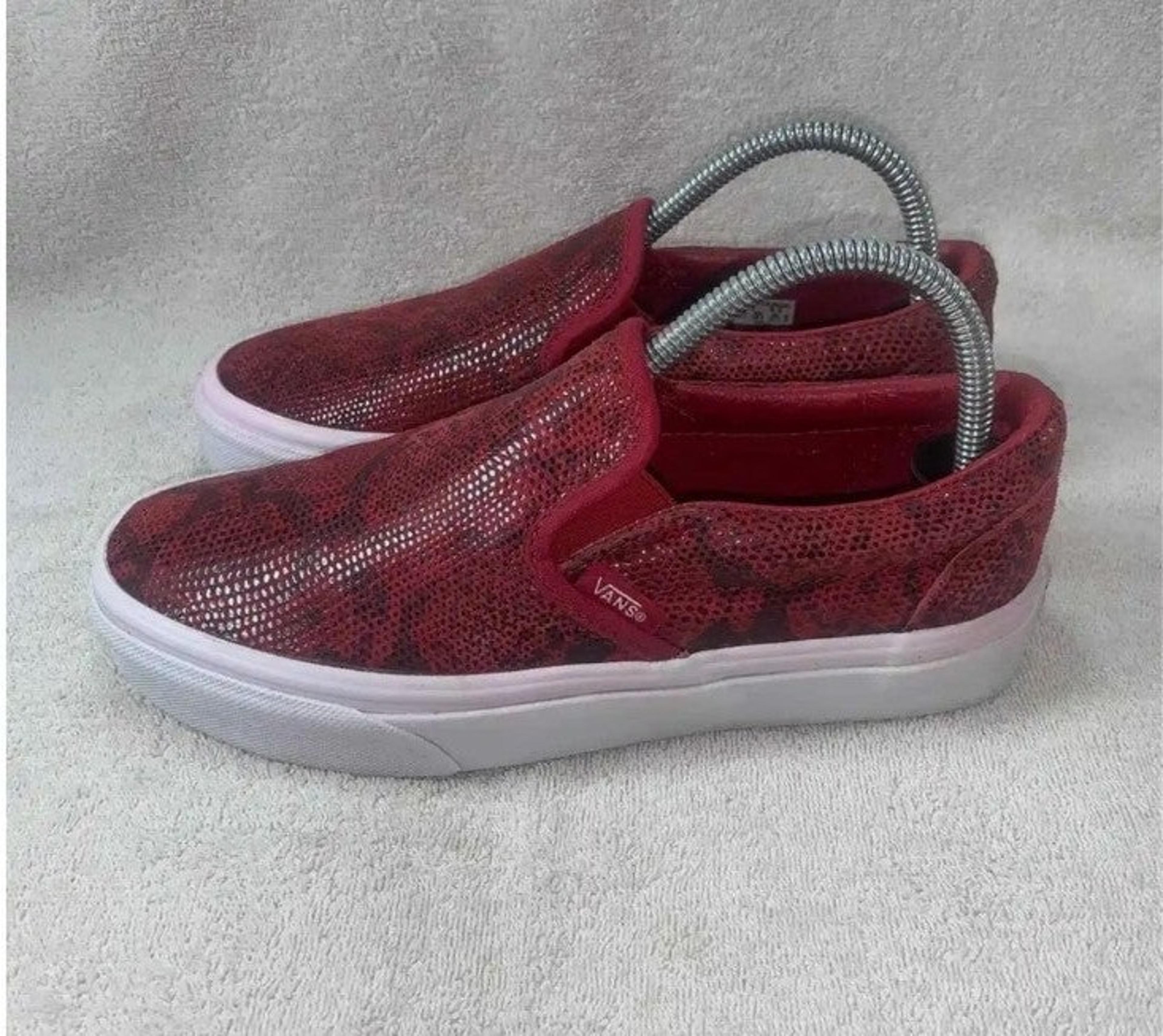 Vans pebble snakeskin slip on Clearance