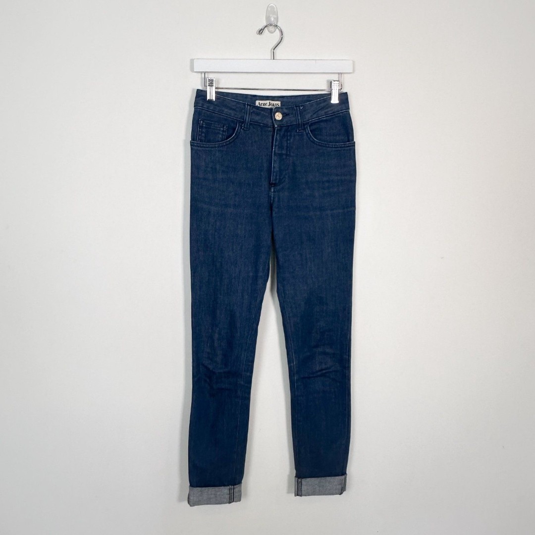 Acne Jeans Womens A Pant Slim Leg Jeans Sz 25 x 32