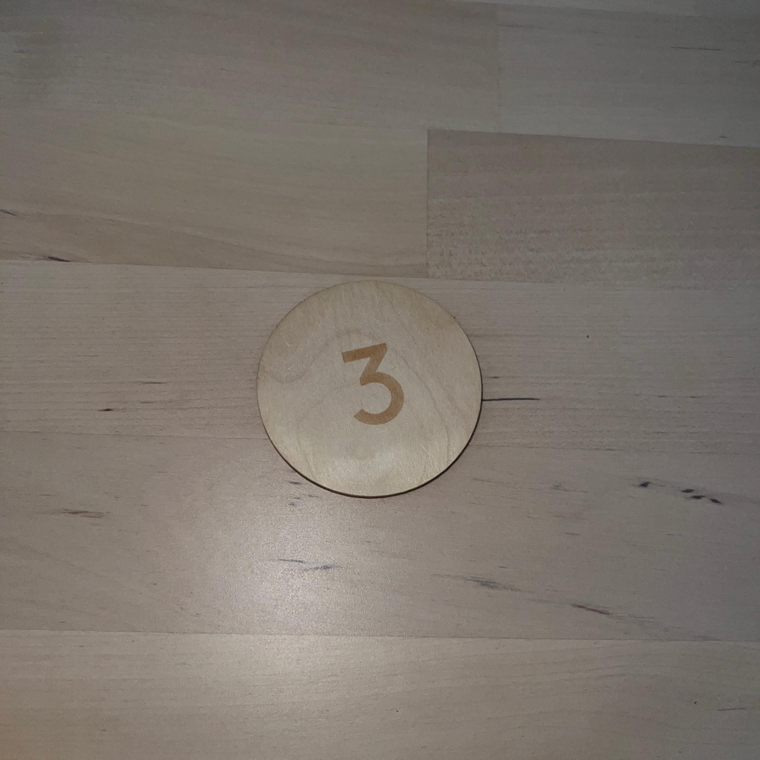 Lovevery replacement wooden coin 3