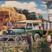 Gibsons The Farmer's Round 4 X 500 Pieces Jigsaw Puzzle: New
