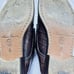 Kenneth Cole New York Brown Leather Crocodile Made in Italy Size 9 61316