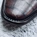 Kenneth Cole New York Brown Leather Crocodile Made in Italy Size 9 61316