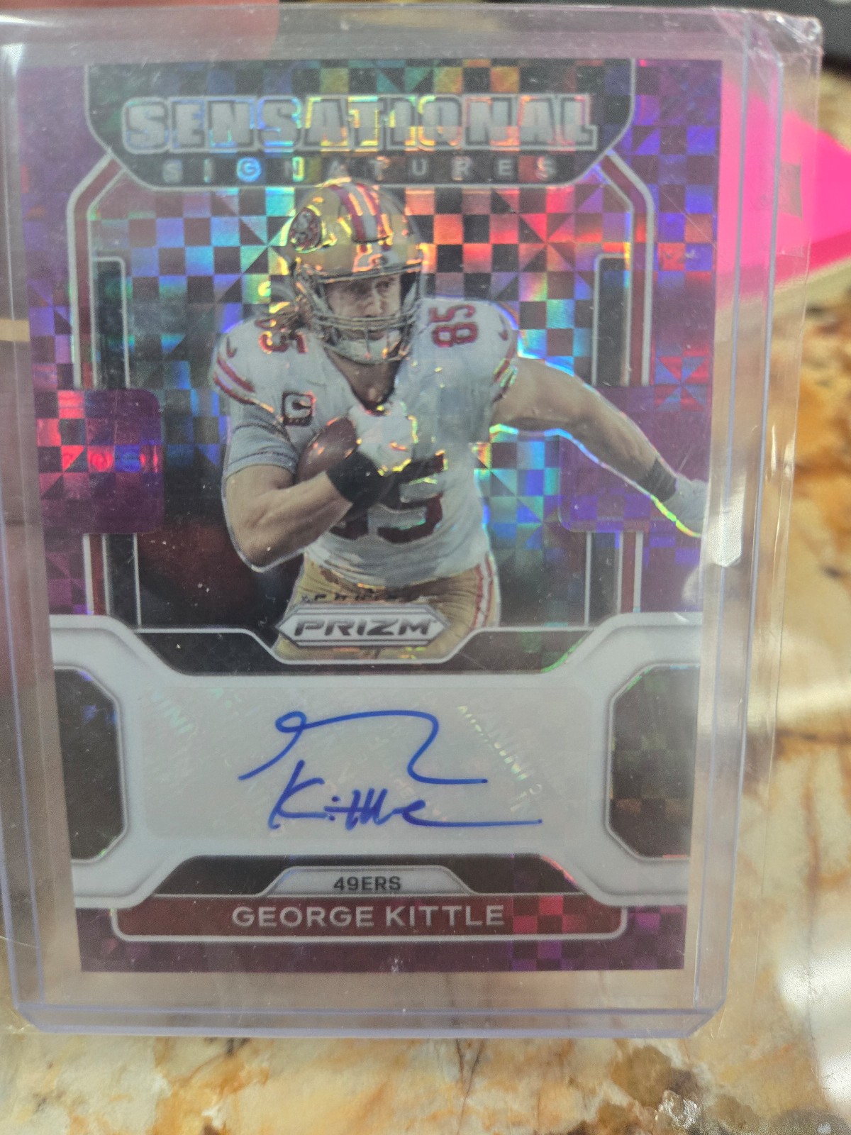 George Kittle Signature card