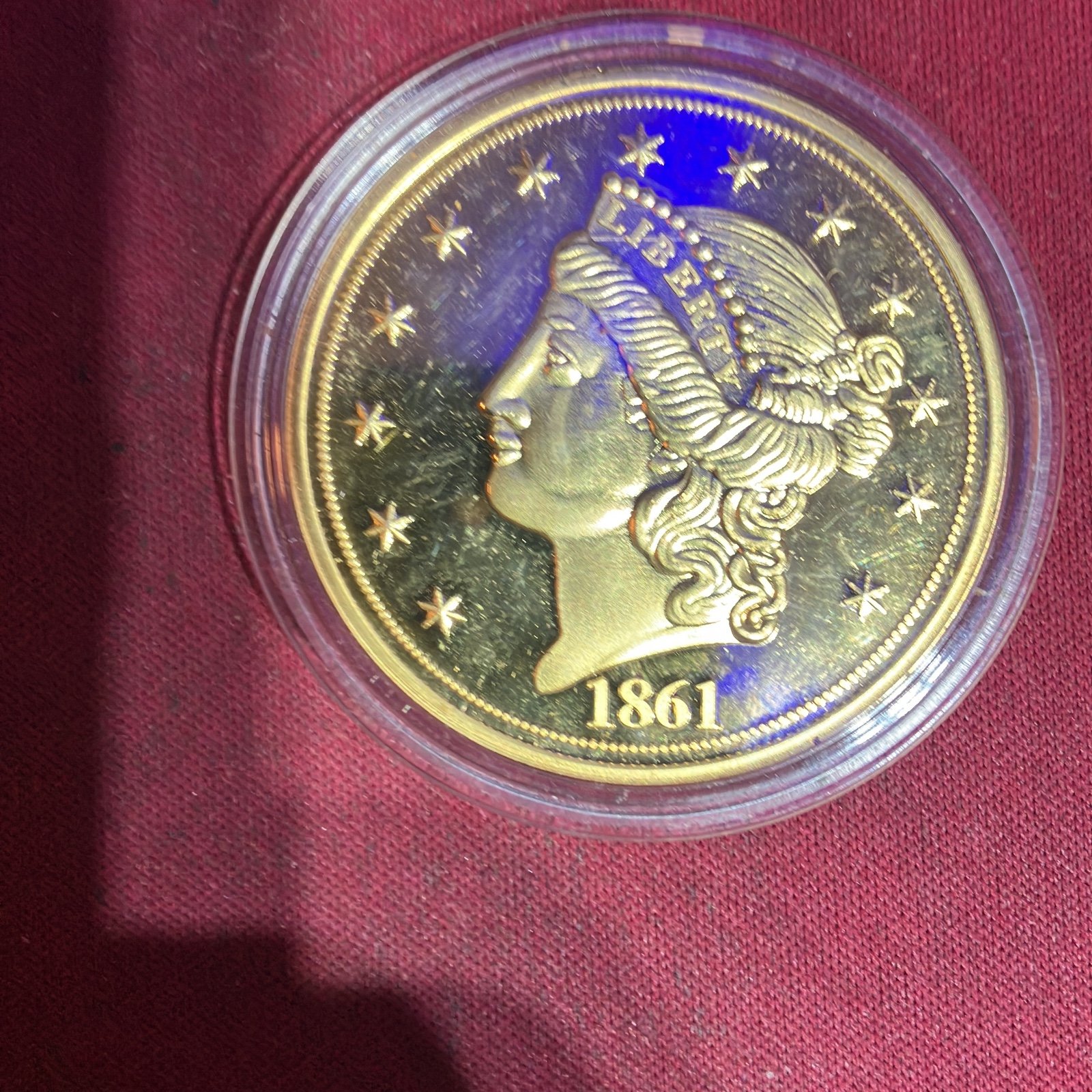 Lady liberty coin