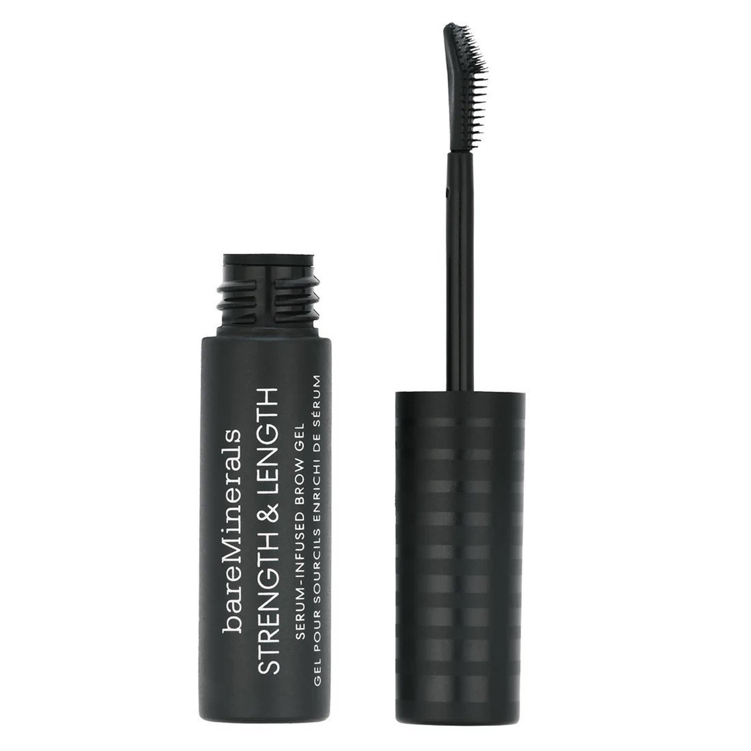 NIB BareMinerals Strength & Length Serum Tinted Brow Gel, Chestnut