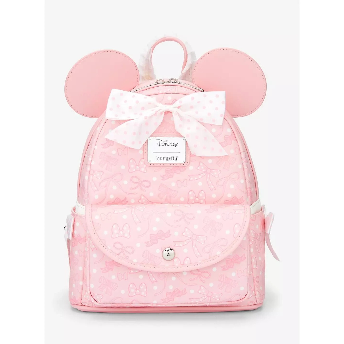 Loungefly Disney Minnie Mouse Debossed Bows Mini Backpack Exclusive