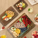 Wood Cutting Boards Set of 3 for Kitchen, Thick Chopping Board, Large Wooden2-Pa