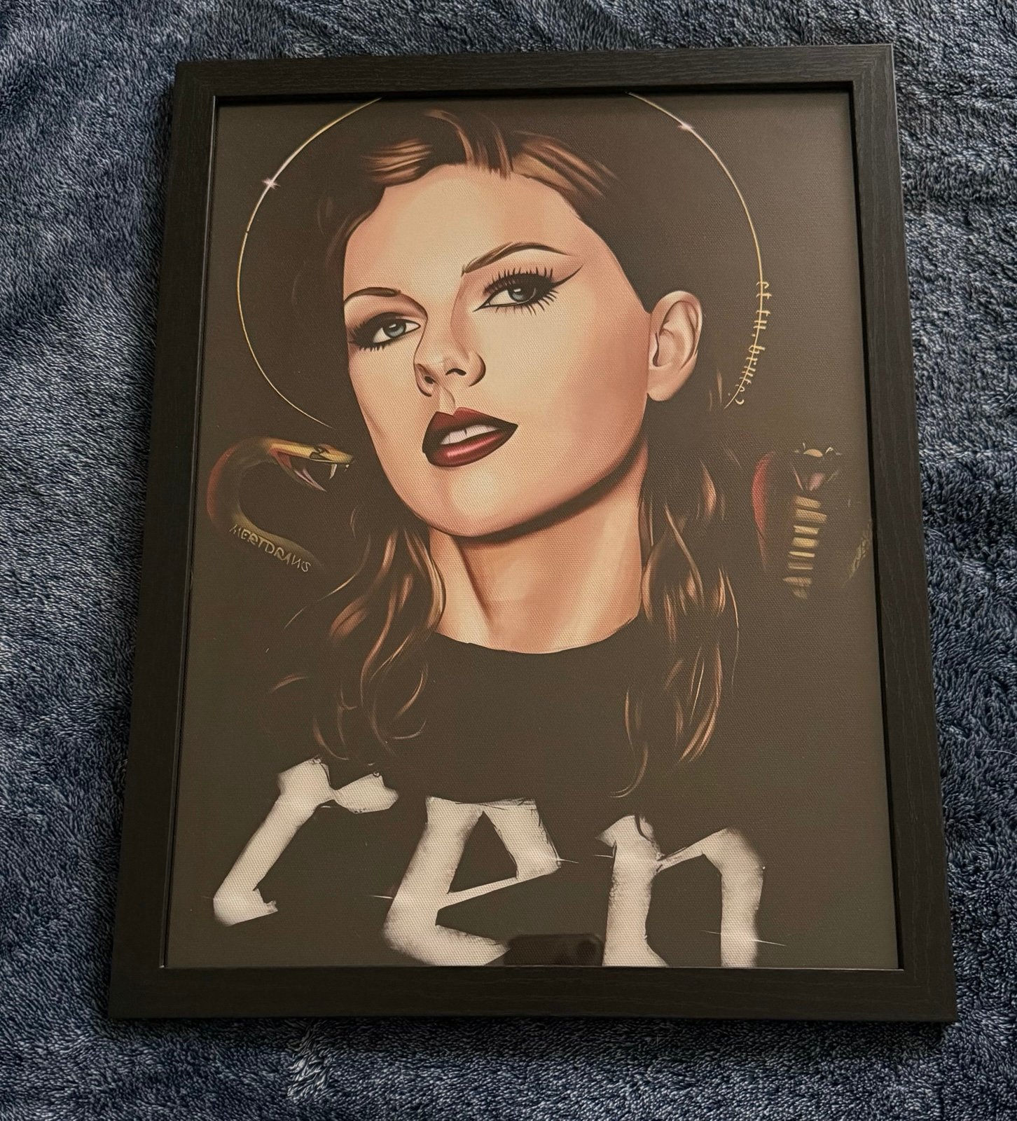 Taylor Swift framed canvas