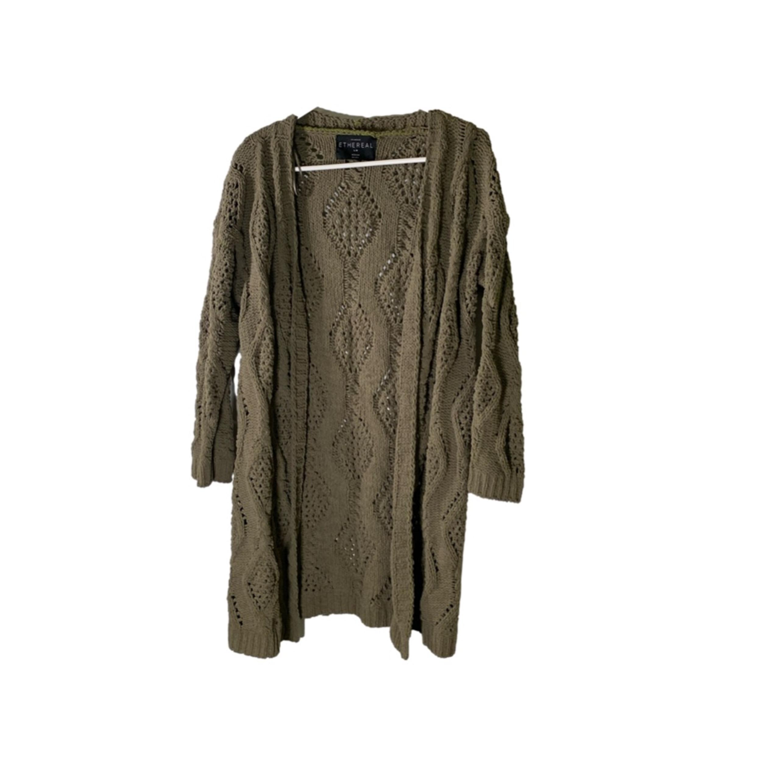 Anthropologie Ethereal Paper Crane Cardigan Sweater