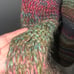 Vintage American Eagle Rainbow Knit Cardigan