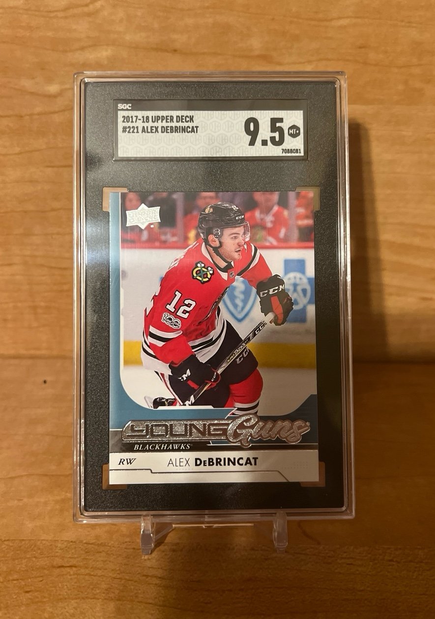 Alex Debrincat 2017 Upper Deck Young Guns SGC 9.5