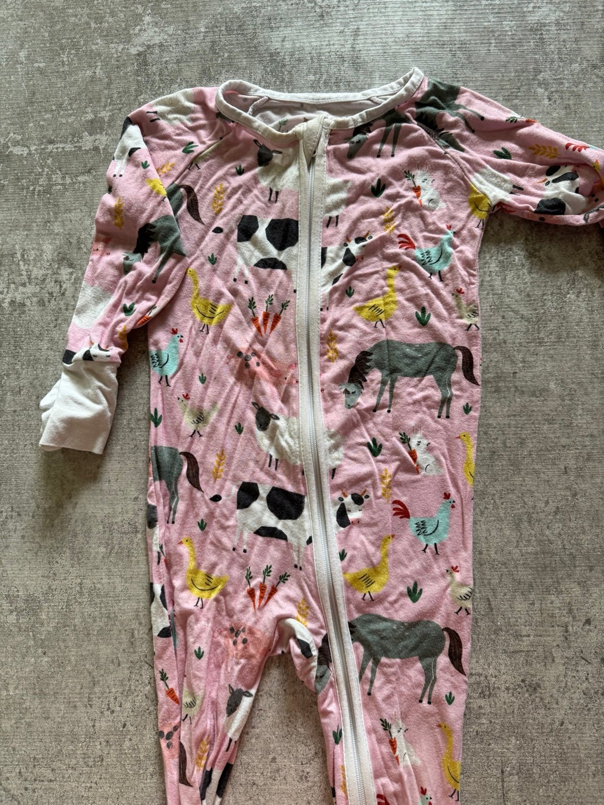 Little Sleepies farm print
