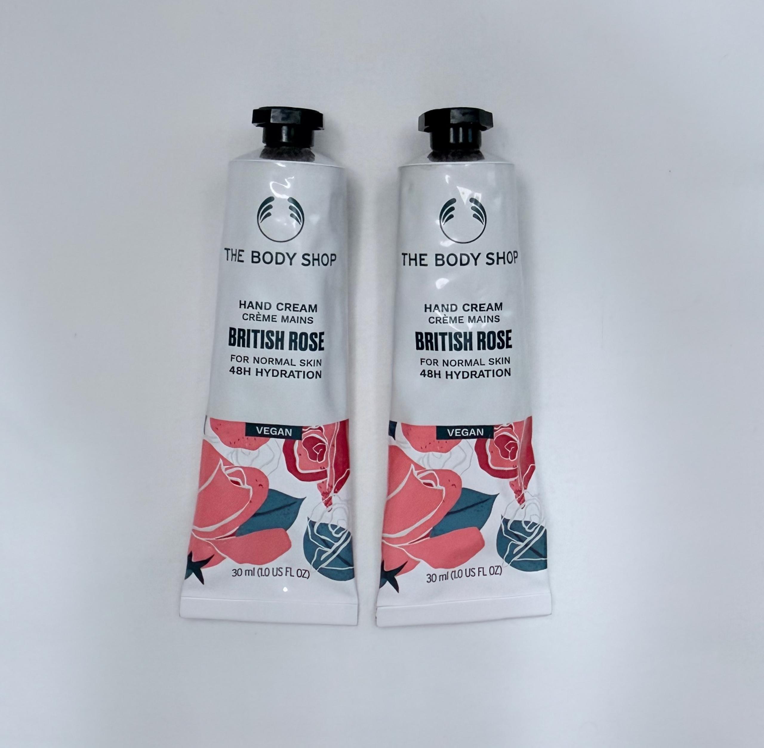 British Rose Hand Cream Duo The Body Shop